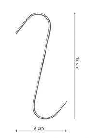 15 ks Hák na maso 15 cm - Malatec