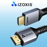 Kabel HDMI 2.1 High Speed, 8K 60Hz, 2m černý Izoxis 18929