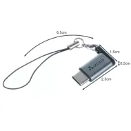 Adaptér OTG Micro USB 2.0 USB Type-C se šňůrkou Izoxis 18933