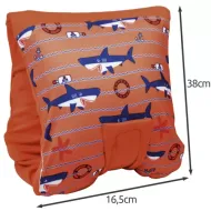 Nafukovací rukávky textilní 3 - 6 let žralok Bestway 32183