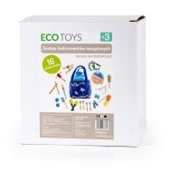 Dřevěné hudební nástroje sada 16 ks + taška ECOTOYS