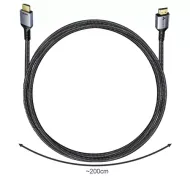 Kabel HDMI 2.1 High Speed, 8K 60Hz, 2m černý Izoxis 18929