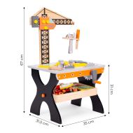 Dřevěná dílna pro děti - stolek na nářadí ECOTOYS