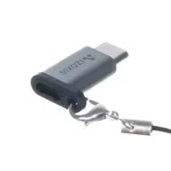 Adaptér OTG Micro USB 2.0 USB Type-C se šňůrkou Izoxis 18933